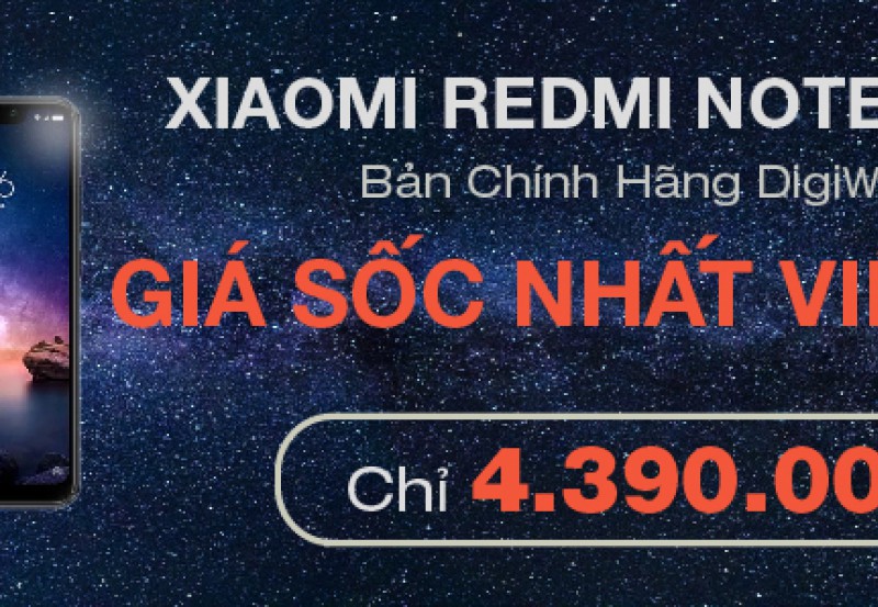 Sắm Điện Thoại Giá Siêu Rẻ Redmi Note 6 Pro