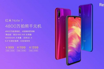 Tin chính thức: Redmi Note 7 ra mắt 3 phiên bản với mức giá chỉ từ 999 tệ