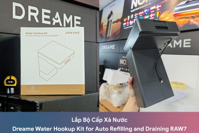 Lắp Bộ Cấp Xả Nước Dreame Water Hookup Kit for Auto Refilling and Draining RAW7
