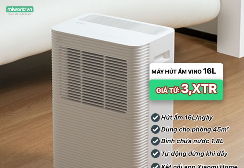 Bảng mã lỗi máy hút ẩm Xiaomi VINO