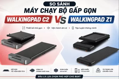 So Sánh Máy Chạy Bộ Gấp Gọn WalkingPad C2 Và WalkingPad Z1