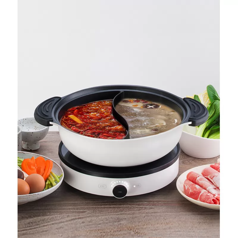 Nồi Lẩu 2 Ngăn Mijia GJT03CM (Dùng Được Bếp Từ)