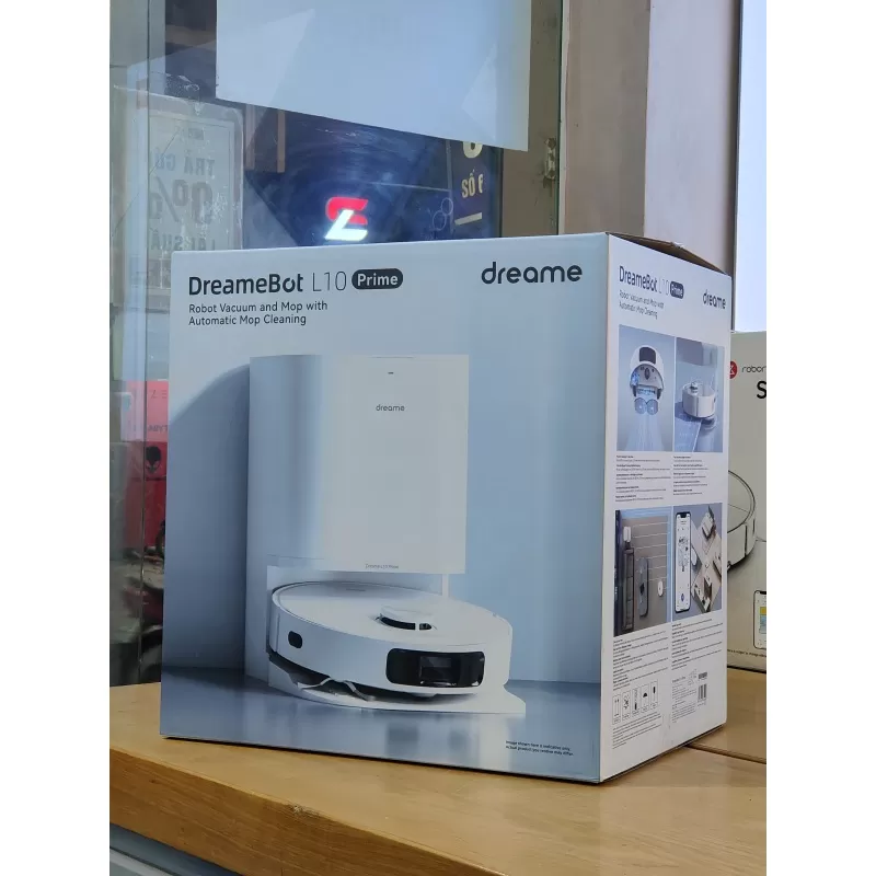 Robot Hút Bụi Lau Nhà Dreame L10 Prime Có Giặt Giẻ Bản Quốc Tế