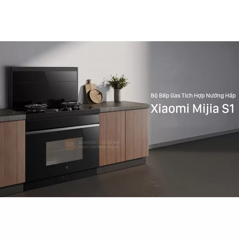 Bộ Bếp Gas Tích Hợp Nướng Hấp Xiaomi Mijia S1