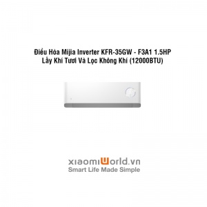 Điều Hòa Mijia Inverter KFR-35GW - F3A1 1.5HP Lấy Khí Tươi Và Lọc Không Khí (12000BTU)