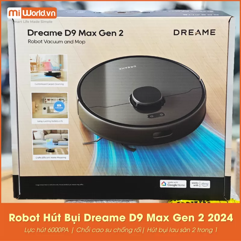 Robot Hút Bụi Dreame D9 Max Gen 2 2024