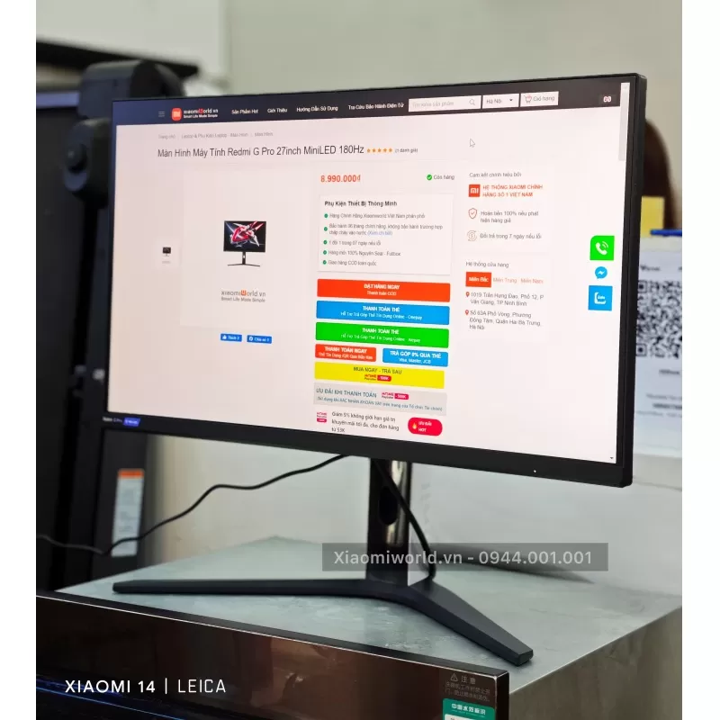 Màn Hình Máy Tính Redmi G Pro 27inch MiniLED 180Hz