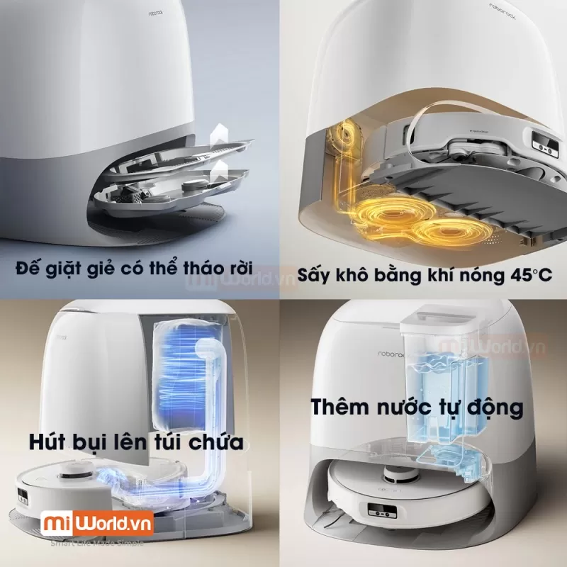 Robot Hút Bụi Lau Nhà Roborock Q Revo Curv Model 2025 – Bản Quốc Tế