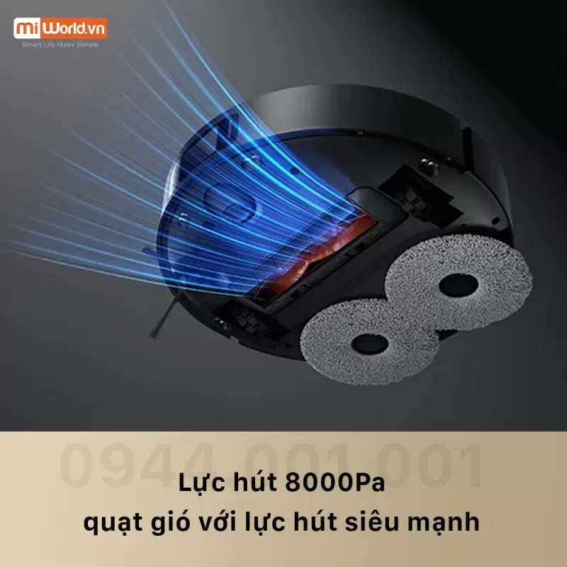 Robot Hút Bụi Lau Nhà Xiaomi Vacuum X20 Max - Bản Quốc Tế Phân Phối Chính Hãng