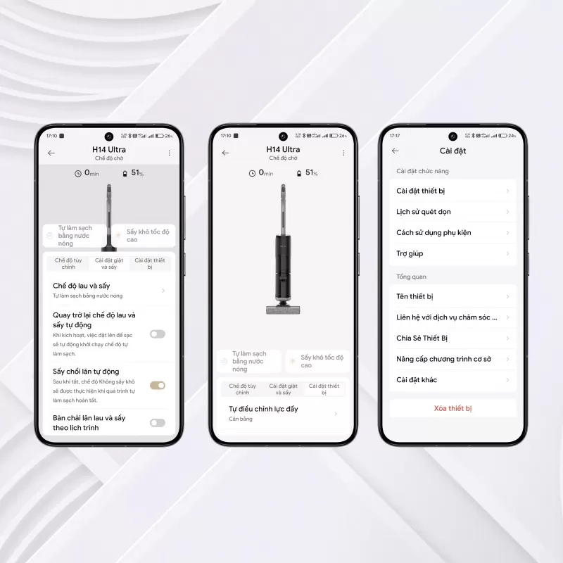 Máy Lau Sàn Hút Bụi Thông Minh Dreame H14 Ultra