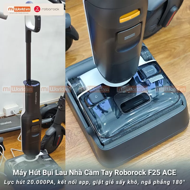 Máy Hút Bụi Lau Nhà Cầm Tay Roborock F25 ACE- Bản Quốc Tế