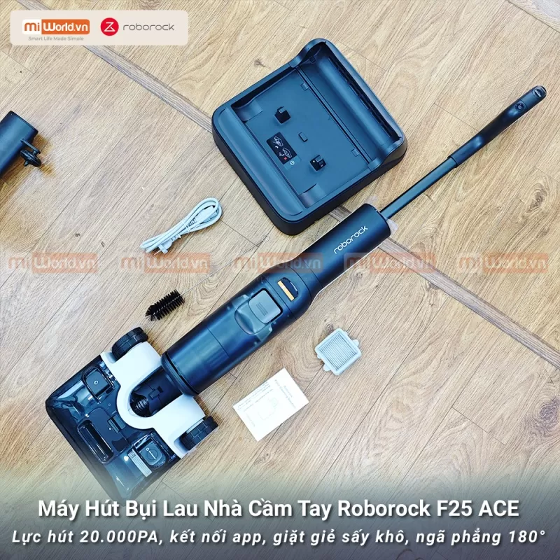 Máy Hút Bụi Lau Nhà Cầm Tay Roborock F25 ACE- Bản Quốc Tế