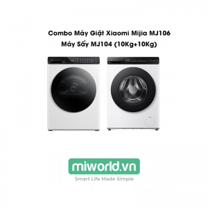 Combo Máy Giặt Xiaomi Mijia MJ106 + Máy Sấy MJ104 (10Kg+10Kg)