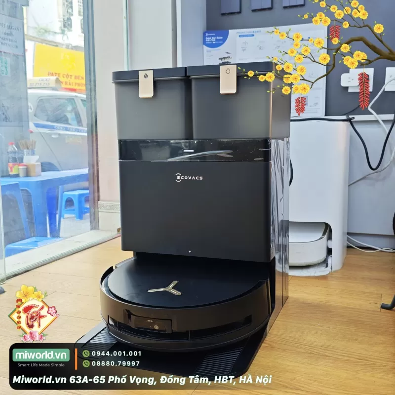 Robot Hút Bụi Lau Nhà Ecovacs Deebot X8 Pro Omni 2025