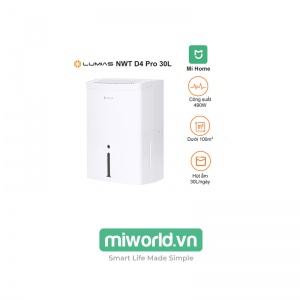 Máy Hút Ẩm Thông Minh Lumias NWT D4 Pro 30L - 100m² Hàng Chính Hãng
