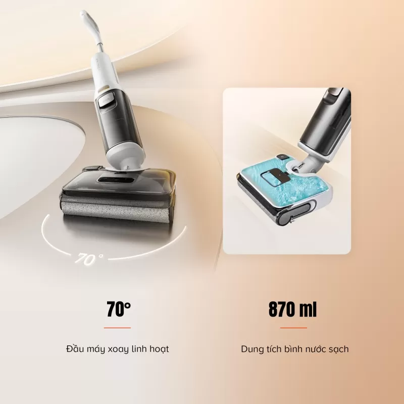 Máy Hút Bụi Lau Nhà Cầm Tay Roborock F25 RT - Bản Quốc Tế