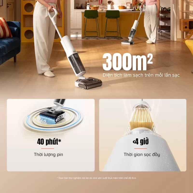 Máy Hút Bụi Lau Nhà Cầm Tay Roborock F25 RT - Bản Quốc Tế