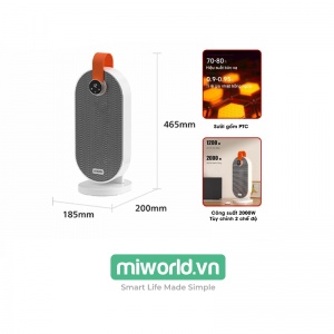 Máy Sưởi Gốm Ceramic Xiaomi miLife - Công Suất 2000W