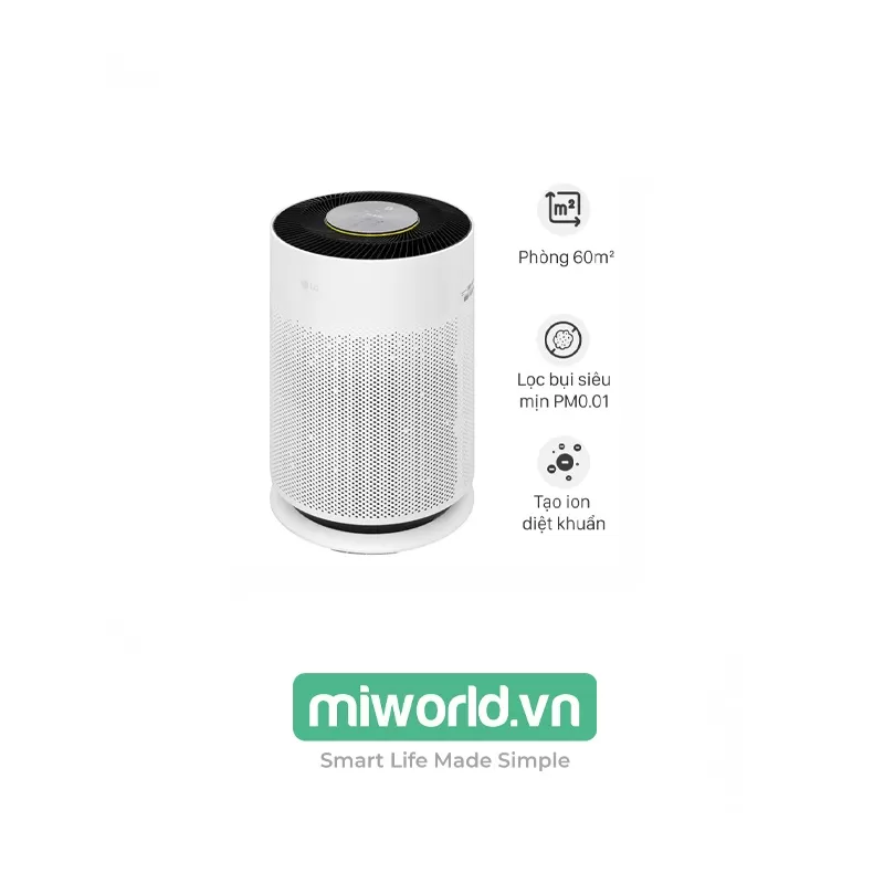 Máy Lọc Không Khí LG PuriCare 360 HIT AS60GHCG0.ABAE - 41W, 60m²