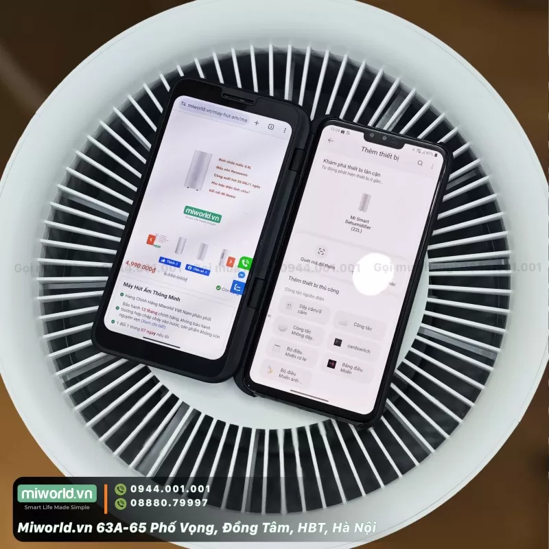 Máy Hút Ẩm Xiaomi Mijia 22L - Độ ồn thấp, hút ẩm nhanh, tự ngắt khi đổ