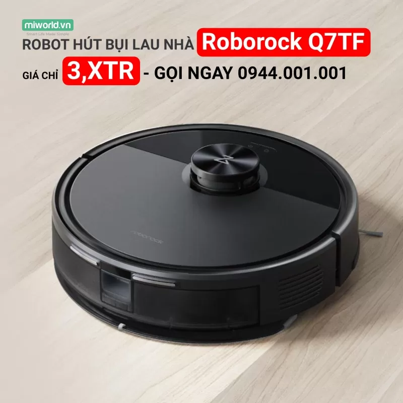 Robot Hút Bụi Lau Nhà Roborock Q7 TF - Model 2025