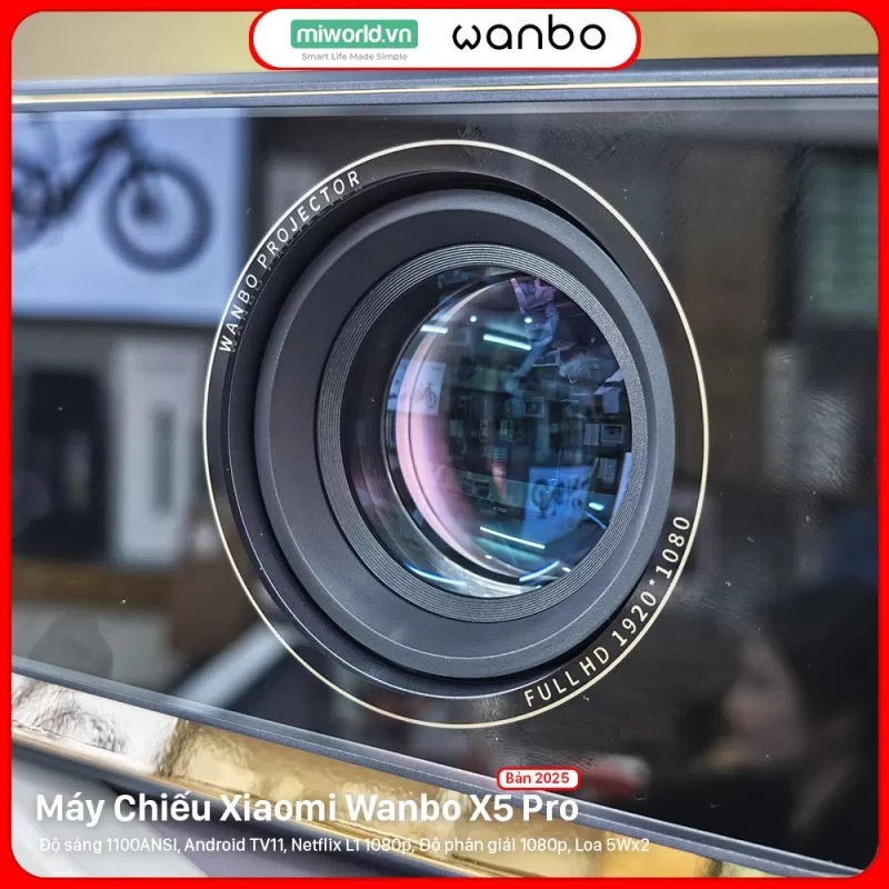 Máy Chiếu Xiaomi Wanbo X5 Pro Phiên Bản 2025 – Hàng Phân Phối Chính Hãng