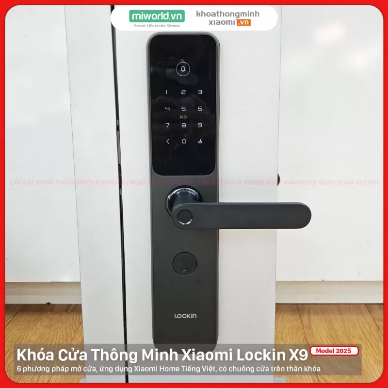 Khóa Cửa Thông Minh Xiaomi Lockin X9 - Model 2025