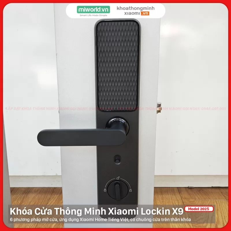 Khóa Cửa Thông Minh Xiaomi Lockin X9 - Model 2025