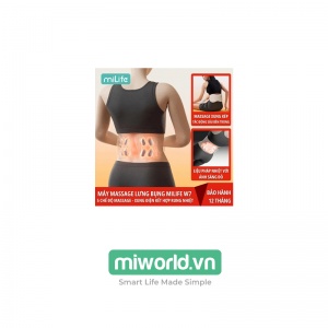 Máy Massage Lưng Bụng miLife W7 EMS Bấm Huyệt Nén Nóng