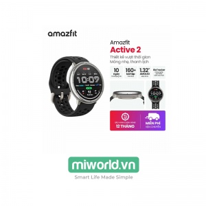 Đồng Hồ Thông Minh Amazfit Active 2 - Hàng Chính Hãng
