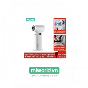 Quạt Cầm Tay Phản Lực miLife F1 Đa Năng 4 in 1
