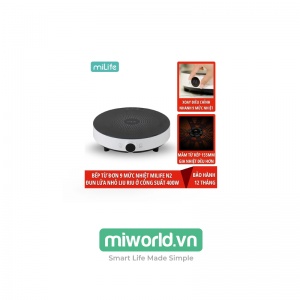 Bếp Từ Đơn miLife N2 9 Mức Nhiệt