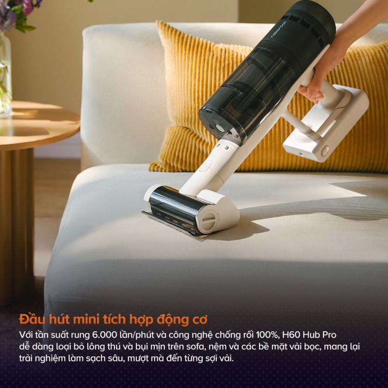 Máy Hút Bụi Không Dây Roborock H60 Hub Pro 170AW | Dock Sạc Đa Năng