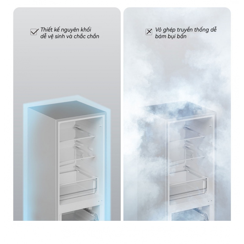 Tủ Lạnh 3 Cánh Xiaomi Mijia 215L Có Đông Mềm