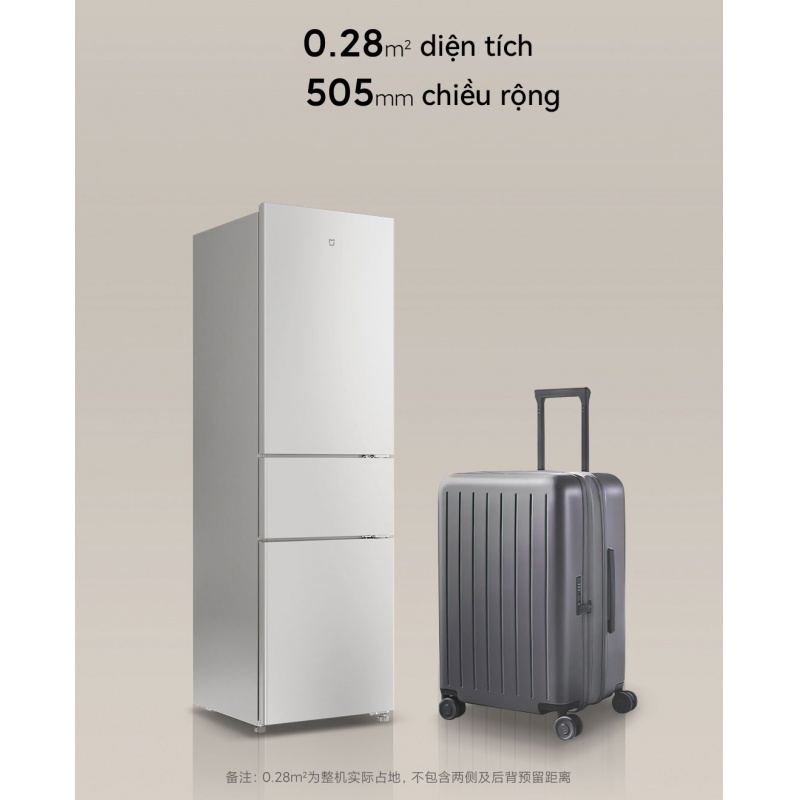 Tủ Lạnh 3 Cánh Xiaomi Mijia 215L Có Đông Mềm