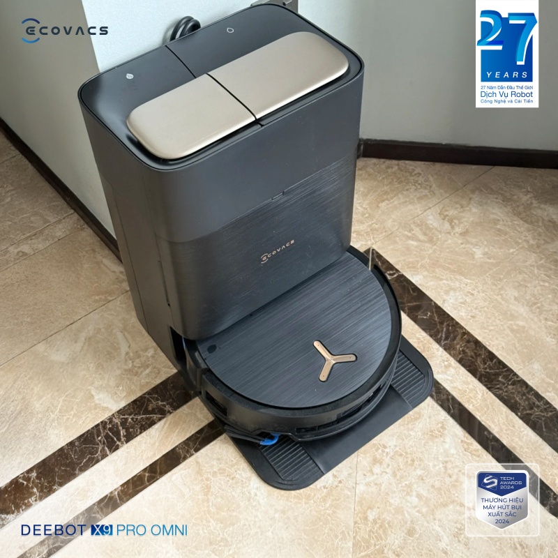 Robot Hút Bụi Lau Nhà Ecovacs Deebot X9 Pro Omni 2025