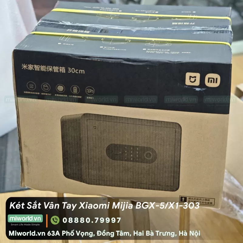 Két Sắt Vân Tay Điện Tử Xiaomi Mijia BGX-5/X1-303 Bản 2025