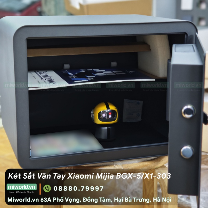 Két Sắt Vân Tay Điện Tử Xiaomi Mijia BGX-5/X1-303 Bản 2025
