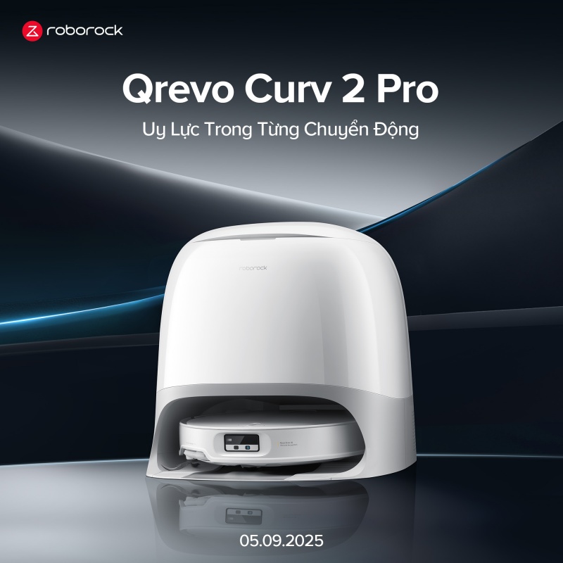 Robot Hút Bụi Lau Nhà Roborock Q Revo Curv 2 Pro Model – Bản Quốc Tế
