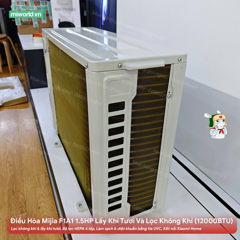 Điều Hòa Mijia Inverter KFR-35GW - F1A1 1.5HP Lấy Khí Tươi Và Lọc Không Khí (12000BTU)