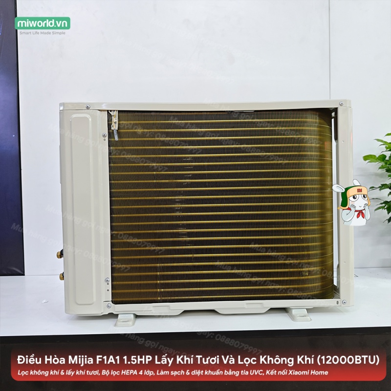 Điều Hòa Mijia Inverter KFR-35GW - F1A1 1.5HP Lấy Khí Tươi Và Lọc Không Khí (12000BTU)