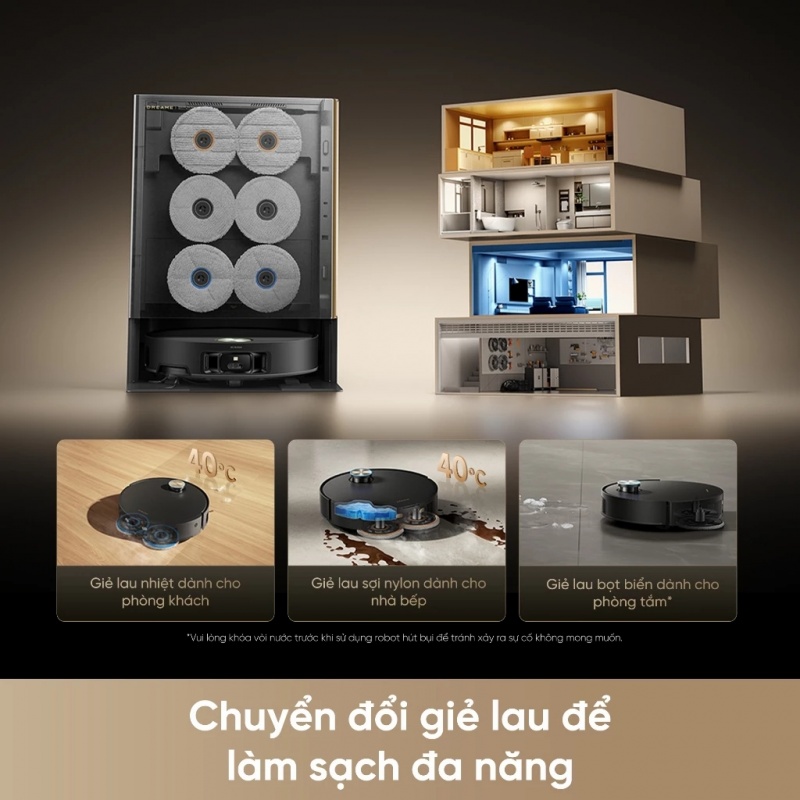 Robot Hút Bụi Lau Nhà Dreame Matrix 10 Ultra - Hàng Chính Hãng
