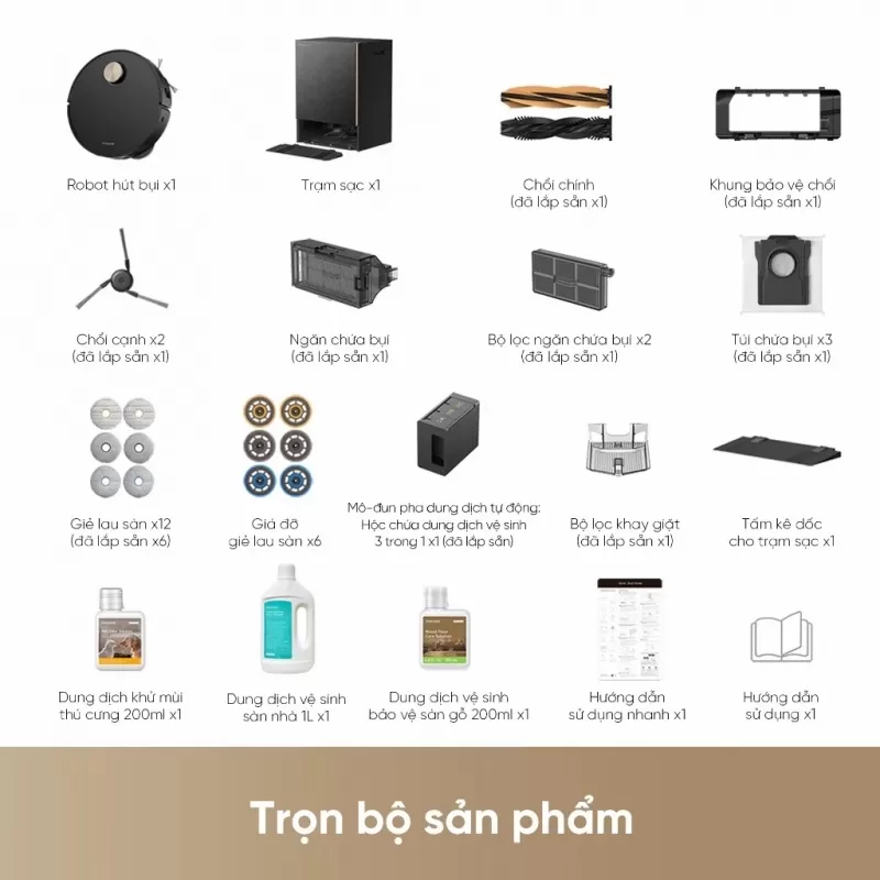 Robot Hút Bụi Lau Nhà Dreame Matrix 10 Ultra - Hàng Chính Hãng