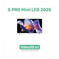 Tivi Xiaomi S PRO Mini LED 75 inch 2026 - Bản Quốc Tế Phân Phối Chính Hãng DGW (L75MB-SSEA)