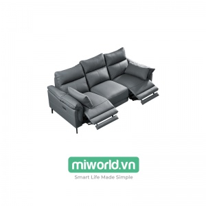 Ghế Sofa Điện 3 Chỗ 8H B9S Da Thật Phong Cách Ý