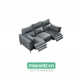 Ghế Sofa Điện 3 Chỗ 8H B9S Da Thật Phong Cách Ý