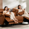 Ghế Sofa Điện 3 Chỗ 8H B9S Da Thật Phong Cách Ý