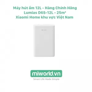 Máy Hút Ẩm 12L Lumias D6S- 12L - 25m²