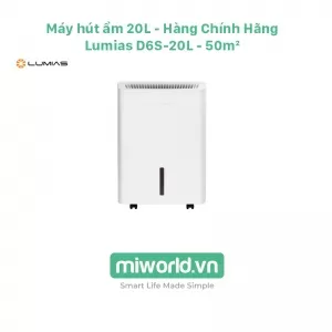 Máy Hút Ẩm 20L Lumias D6S- 20L - 50m²