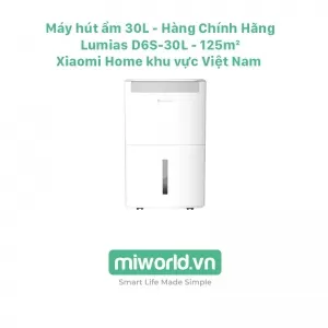 Máy Hút Ẩm 30L Lumias D6S- 30L - 125m²